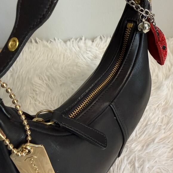 y2k COACH Vintage 2002 Legacy Top Zip West Hobo Shoulder Bag Black - Picture 9 of 9